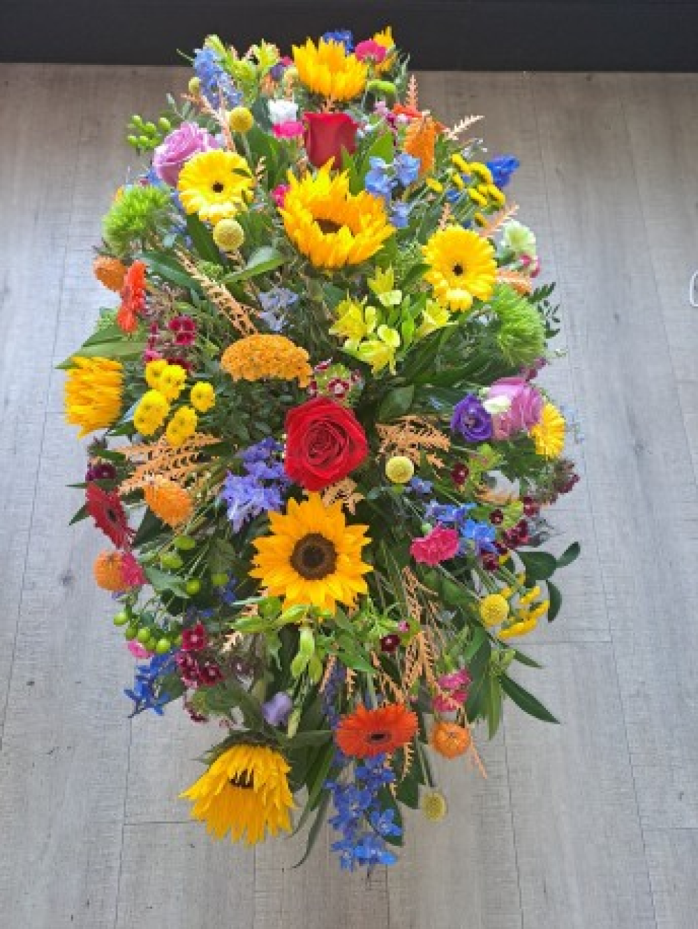 Colourful Casket Spray Product Image